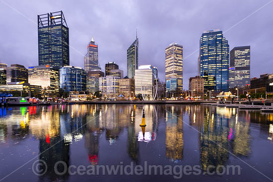 Elizabeth Quay and Perth City, Western Australia. Photo - Gary Bell Elizabeth Quay and Perth City, Western Australia. Photo - Gary Bell