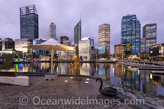 Elizabeth Quay and Perth City, Western Australia. Photo - Gary Bell Elizabeth Quay and Perth City, Western Australia. Photo - Gary Bell