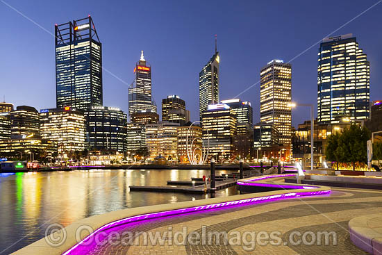 Elizabeth Quay and Perth City, Western Australia. Photo - Gary Bell Elizabeth Quay and Perth City, Western Australia. Photo - Gary Bell