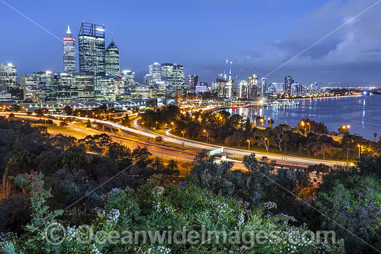 View of Perth City from Kings Park. Perth, Western Australia. Photo - Gary Bell View of Perth City from Kings Park. Perth, Western Australia. Photo - Gary Bell