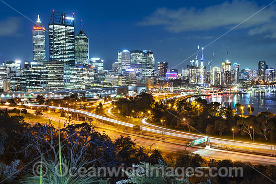 View of Perth City from Kings Park. Perth, Western Australia. Photo - Gary Bell View of Perth City from Kings Park. Perth, Western Australia. Photo - Gary Bell