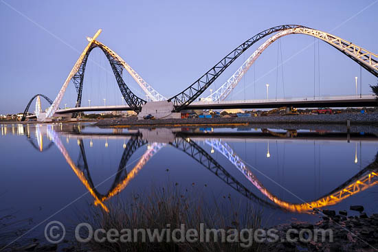 Matagarup Pedestrian Bridge, Perth, Western Australia. Photo - Gary Bell Matagarup Pedestrian Bridge, Perth, Western Australia. Photo - Gary Bell