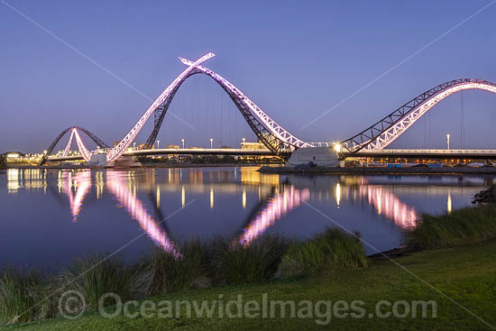Matagarup Pedestrian Bridge, Perth, Western Australia. Photo - Gary Bell