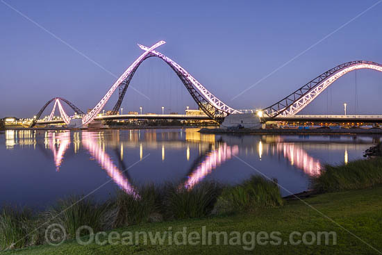 Matagarup Pedestrian Bridge, Perth, Western Australia. Photo - Gary Bell Matagarup Pedestrian Bridge, Perth, Western Australia. Photo - Gary Bell
