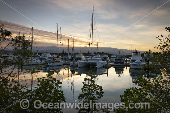 Port Douglas marina during sunset. Port Douglas, Far North Queensland, Australia. Photo - Gary Bell Port Douglas marina during sunset. Port Douglas, Far North Queensland, Australia. Photo - Gary Bell