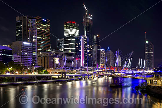 Brisbane city river photo
