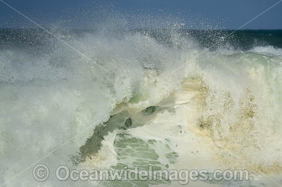 Crashing wave. Creascent Head, New South wales, Australia. Photo - Gary Bell