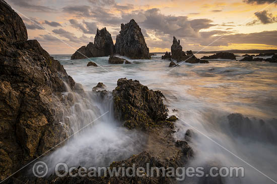 Coastal Seascape, Camel Rock during sunset. Sapphire Coast, New South Wales, Australia. Photo - Gary Bell Coastal Seascape, Camel Rock during sunset. Sapphire Coast, New South Wales, Australia. Photo - Gary Bell