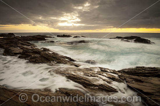 Coastal Seascape, sunrise on the Sapphire Coast, Bermagui, New South Wales, Australia. Photo - Gary Bell Coastal Seascape, sunrise on the Sapphire Coast, Bermagui, New South Wales, Australia. Photo - Gary Bell