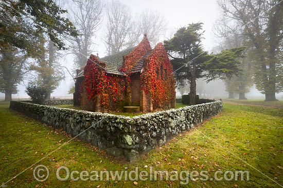 Gostwyck Chapel in Autumn photo