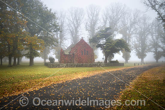 Gostwyck Chapel in Autumn photo