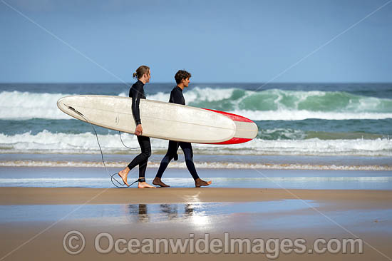 Surfer Emerald Beach photo