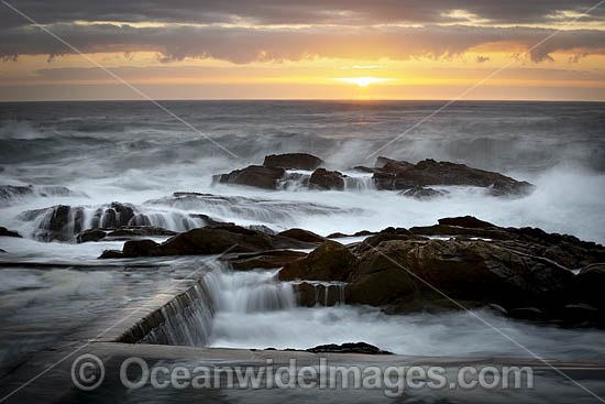 Coastal Seascape during sunrise. Bermagui, Sapphire Coast, New South Wales, Australia. Photo - Gary Bell