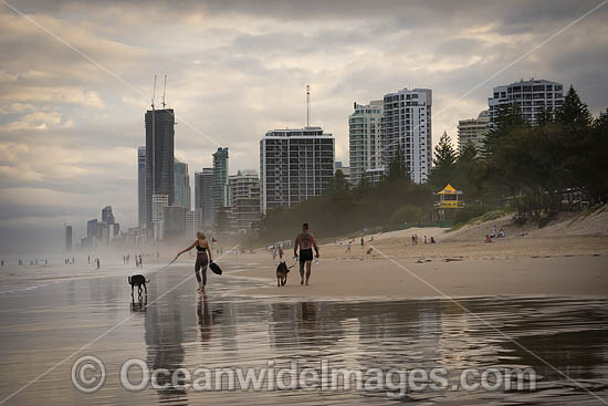 Surfers Paradise beach and city. Gold Coast, Queensland, Australia. Photo - Gary Bell Surfers Paradise beach and city. Gold Coast, Queensland, Australia. Photo - Gary Bell