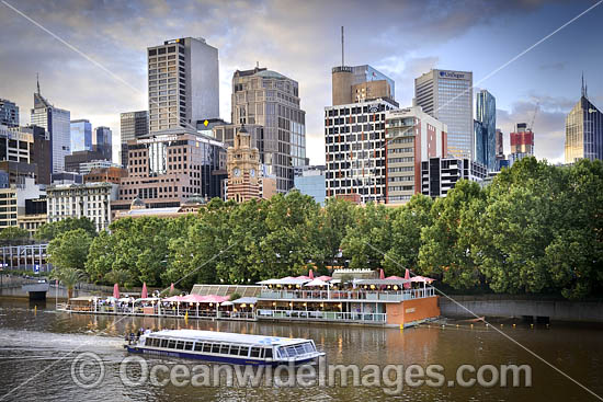 Melbourne City, viewed over the Yarra River from Southbank. Melbourne, Victoria, Australia. Photo - Gary Bell Melbourne City, viewed over the Yarra River from Southbank. Melbourne, Victoria, Australia. Photo - Gary Bell