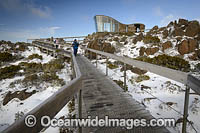Mt Wellington snowing Photo - Gary Bell