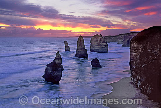 Twelve Apostles sunset photo Twelve Apostles sunset photo