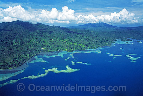 Papua New Guinea Aerial reefs photo Papua New Guinea Aerial reefs photo
