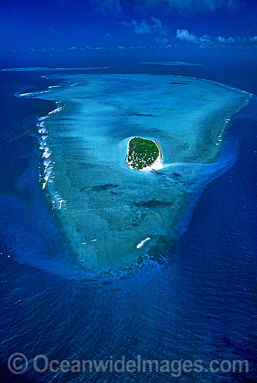 Aerial Heron Island photo