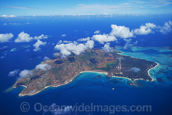 Aerial Heron Island photo