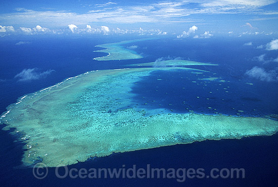 Aerial Ribbon Reefs photo