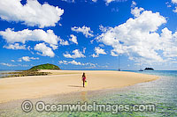 Seascape - Beachcombing Langford Spit and Hillock. Whitsunday Islands, Queensland, Australia