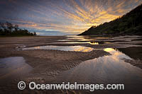 Sunrise at Boambee Creek Estuary. Sawtell, New South Wales, Australia.
