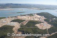 Liquid Natural Gas plant at construction stage, June, 2012. Curtis Island, Gladstone, Queensland, Australia.