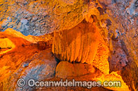 Capricorn Caves, showing a section of an eroded limestone cavern. Situated near Rockhampton, Queensland, Australia