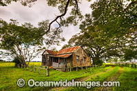Historic country farm house, situated in Clybucca, country New South Wales, Australia.