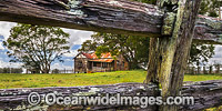 Historic country farm house, situated in Clybucca, country New South Wales, Australia.