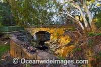 Historic Towrang Bridge, build over Towrang Creek, was contructed in 1839 by the Towrang Stockade convicts as part of The Great South Road, adjacent to the present day Huge Highway, near Goulburn, NSW, Australia.