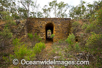 Historic road culvert, contructed by the Towrang Stockade convicts as part of The Great South Road, adjacent to the present day Huge Highway, near Goulburn, NSW, Australia.