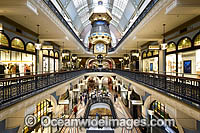 Inside the historic Queen Victoria Building. Sydney, New South Wales, Australia.