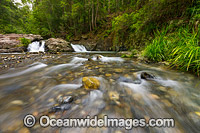 Magic Pools, situated in rainforest in the Orara Valley, near Coffs Harbour, New South Wales, Australia.