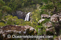Ebor Falls, situated within Guy Fawkes River National Park, near Ebor on Waterfall Way. New England Tablelands, New South Wales, Australia.