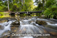 River Crossing over the Urumbilum River. Dairyville, near Coffs Harbour, New South Wales, Australia.