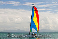 Hobi-cat sailing Hayman Island Whitsunday Islands Photo - Gary Bell