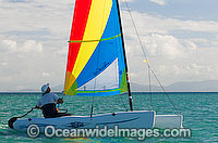 Hobi-cat sailing Hayman Island Photo - Gary Bell