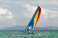 Hobi-cat sailing Hayman Island Whitsunday Islands Photo - Gary Bell