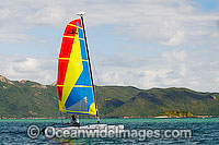 Hobi-cat sailing Hayman Island Whitsunday Islands Photo - Gary Bell