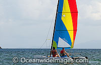 Hobi-cat sailing Hayman Island Photo - Gary Bell