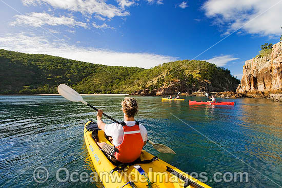 Sea kayaking at Hayman Island Whitsunday Islands photo Sea kayaking at Hayman Island Whitsunday Islands photo