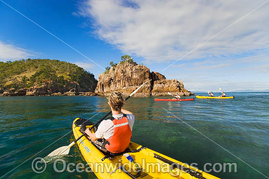 Sea kayaking at Hayman Island photo Sea kayaking at Hayman Island photo