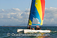Hobi-cat sailing Hayman Island Whitsunday Islands Photo - Gary Bell