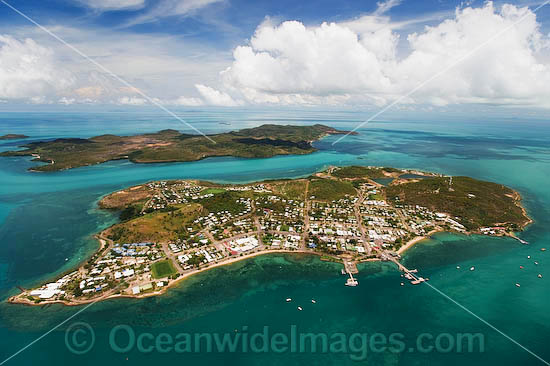 Aerial Thursday Island photo Aerial Thursday Island photo