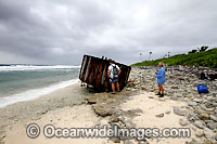 Garbage on beach Photo - Inger Vandyke