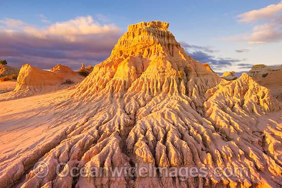 Sand dunes Mungo photo Sand dunes Mungo photo