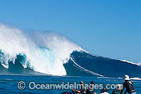 Surfer in Hawaii surf off Maui Photo - David Fleetham