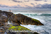 Surfer at Sawtell Headland Photo - Gary Bell